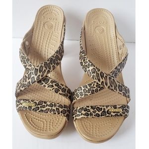 *EUC Crocs Cypress IV Heel